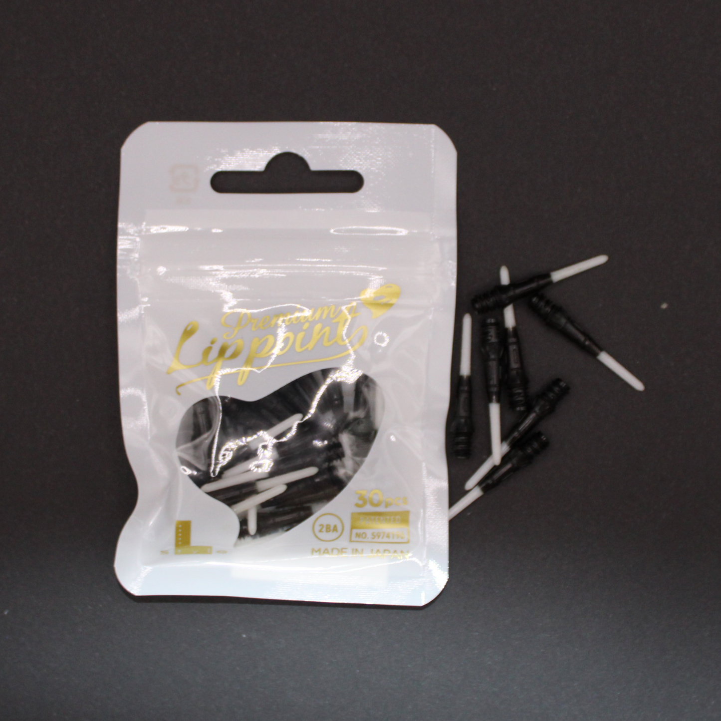 Softdart Spitzen L-Style LIPPOINT PREMIUM TwoTone Schwarz 30stk.