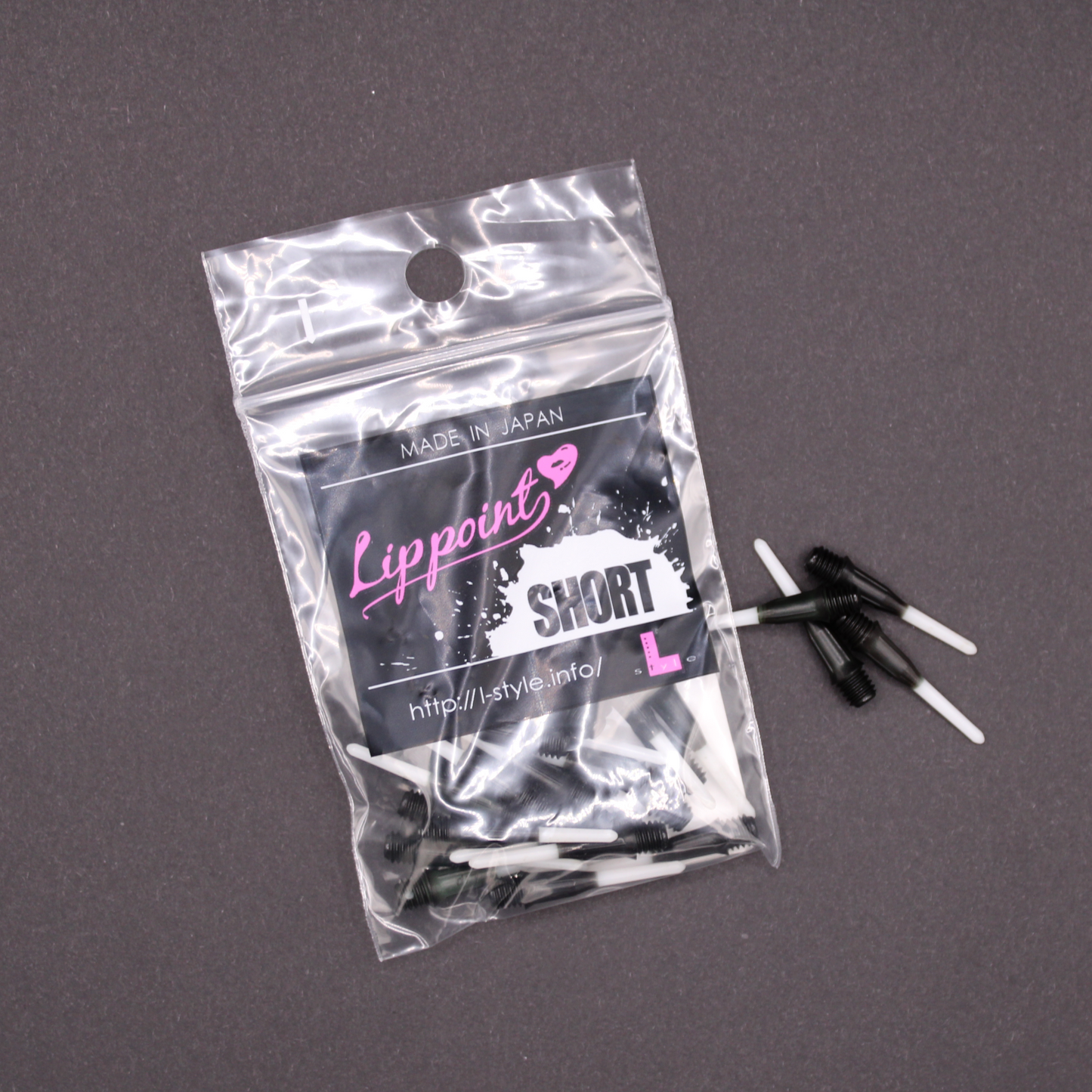 Softdart Spitzen L-Style LIPPOINT SHORT TwoTone Black 30stk.