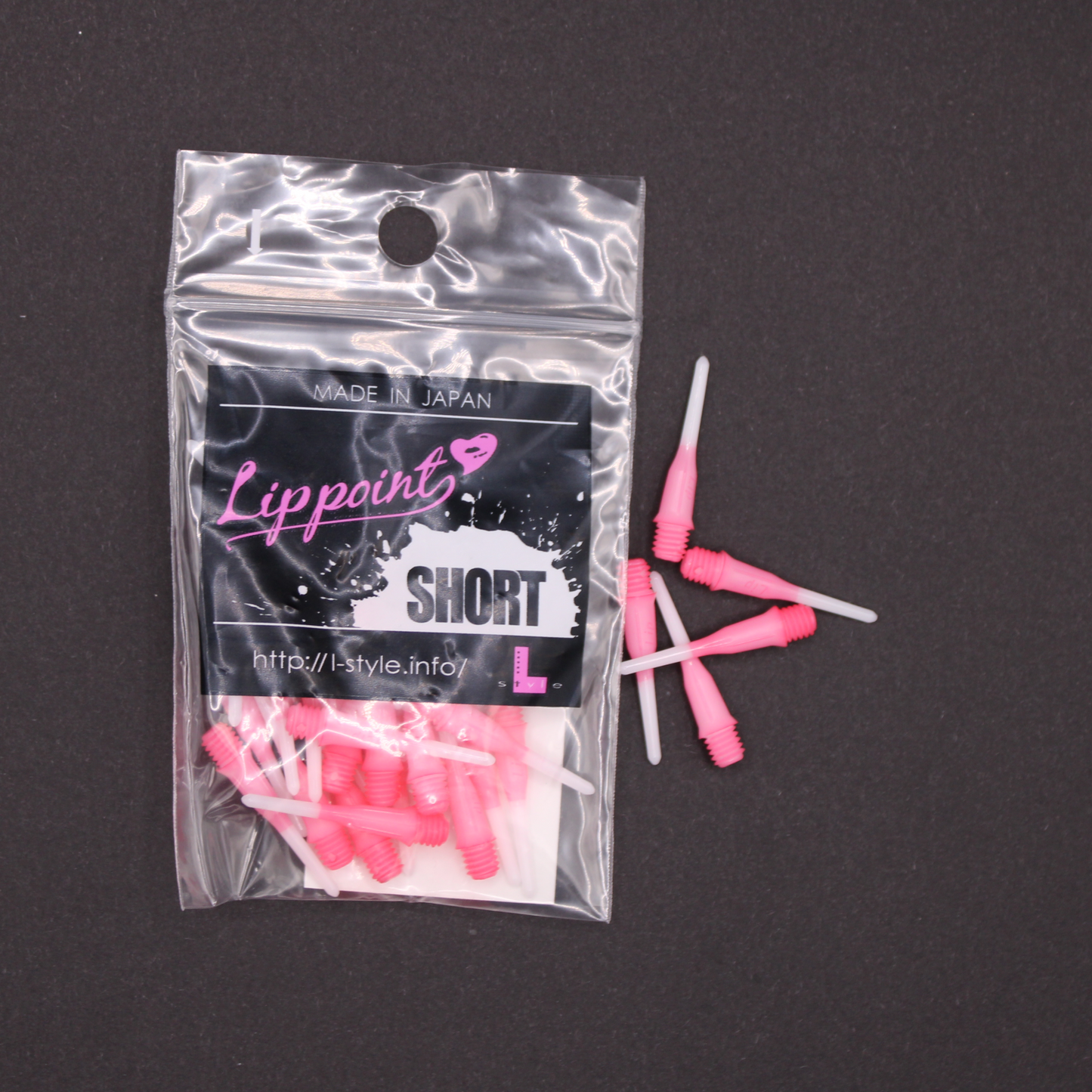Softdart Spitzen L-Style LIPPOINT SHORT TwoTone Pink 30stk.
