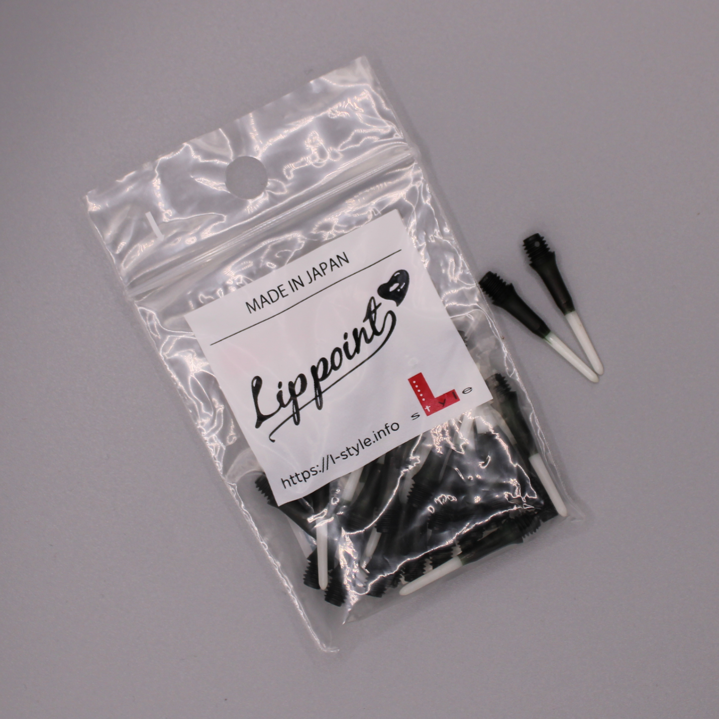 Softdart Spitzen L-Style LIPPOINT TwoTone Black 30stk.