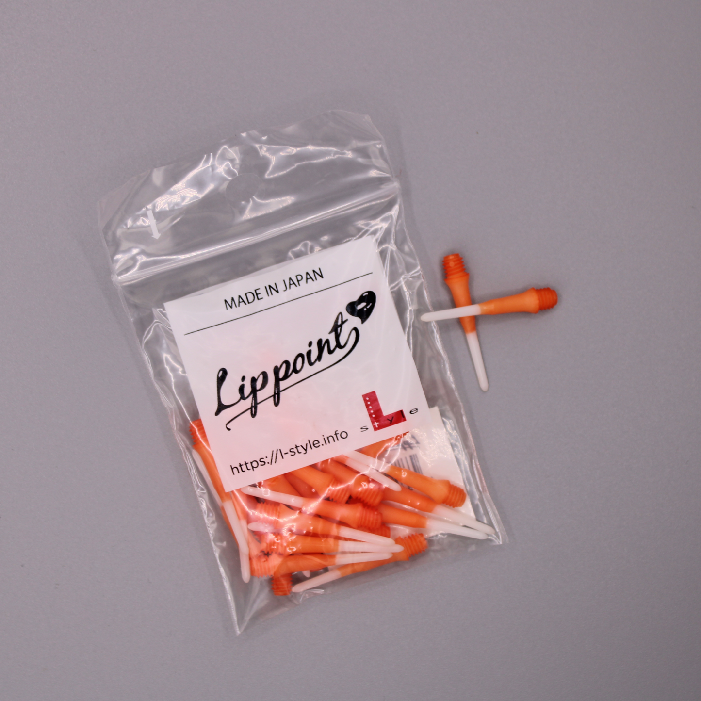 Softdart Spitzen L-Style LIPPOINT TwoTone Orange 30stk.