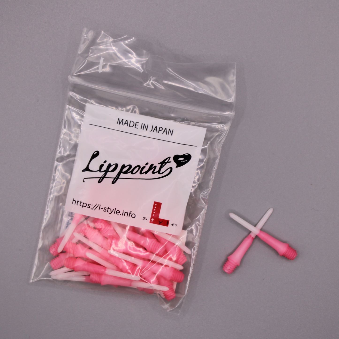 Softdart Spitzen L-Style LIPPOINT TwoTone Pink 30stk.