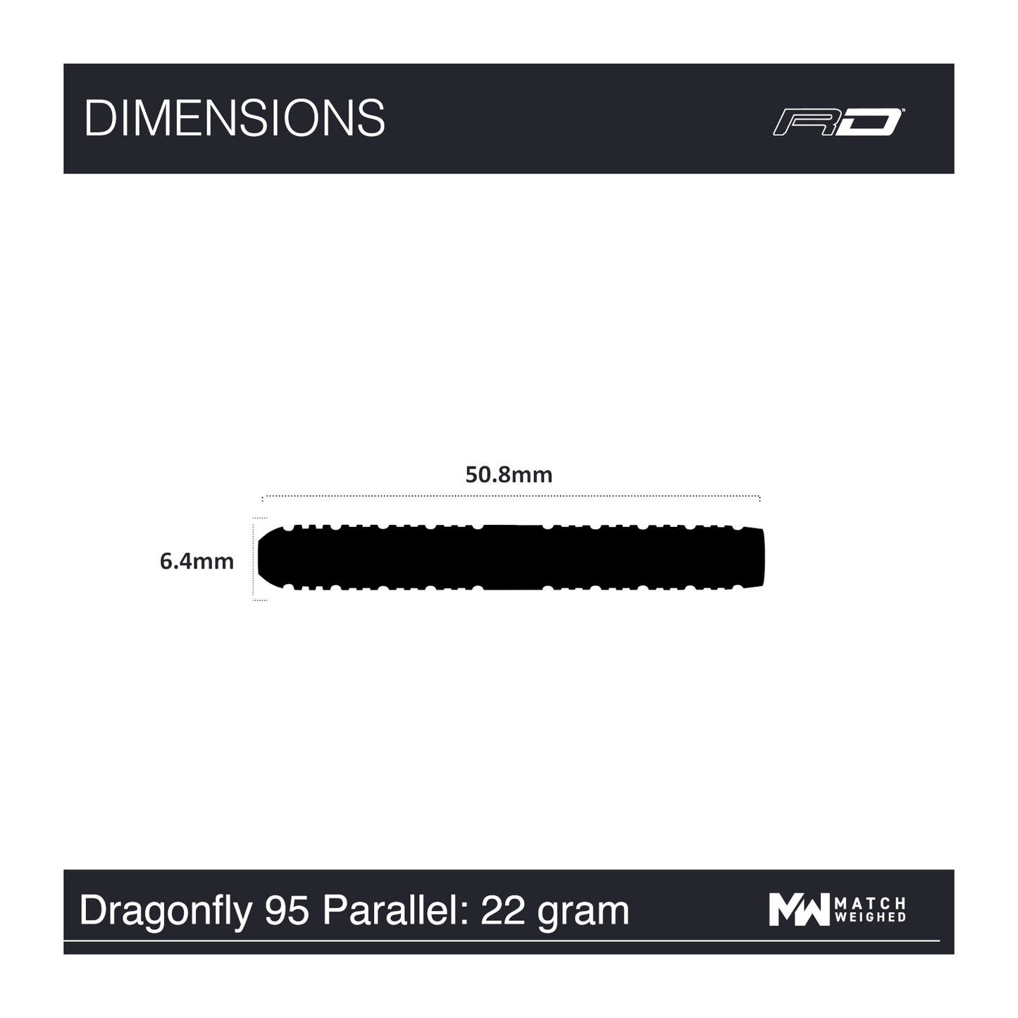 Steeldart REDDRAGON Dragonfly 95 Black - Parallel 95%