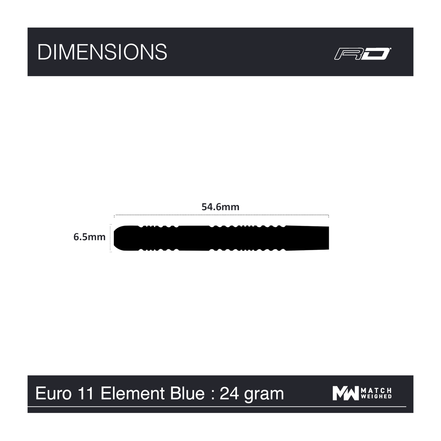 Steeldart REDDRAGON Peter Wright Euro 11 Blue Edition 90%