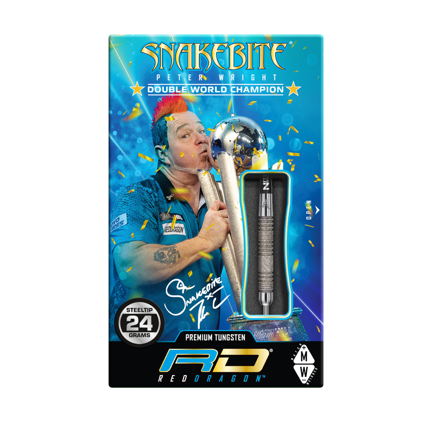Steeldart REDDRAGON Peter Wright Euro 11 Element 90%