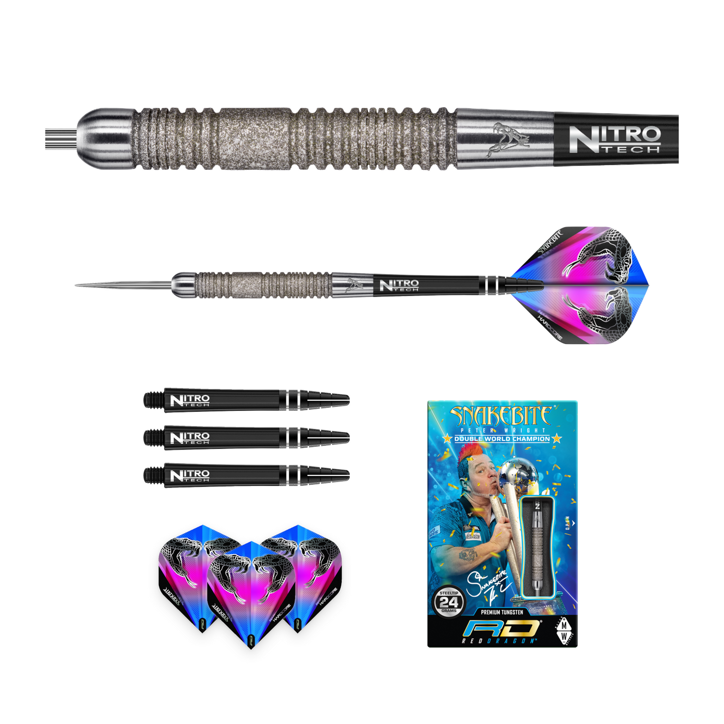 Steeldart REDDRAGON Peter Wright Euro 11 Element 90%