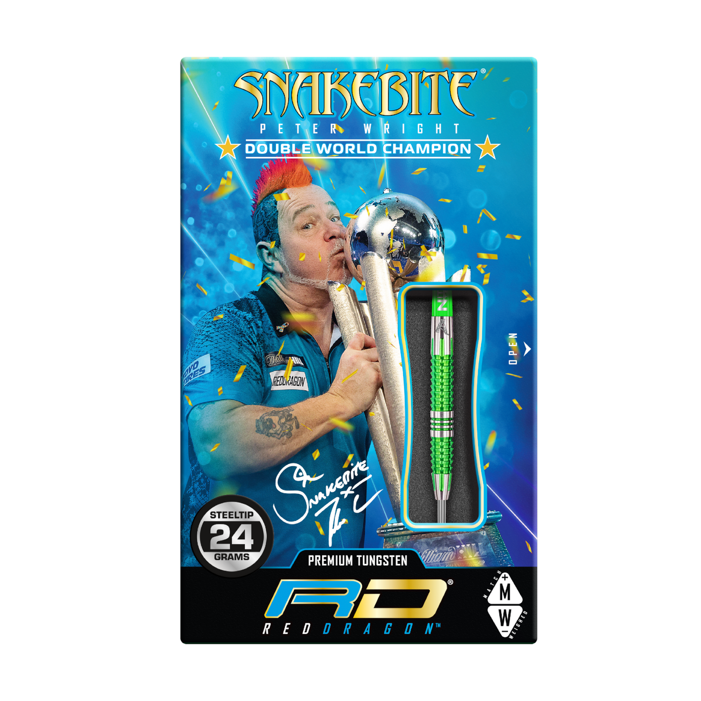 Steeldart REDDRAGON Peter Wright Mamba 2 90%