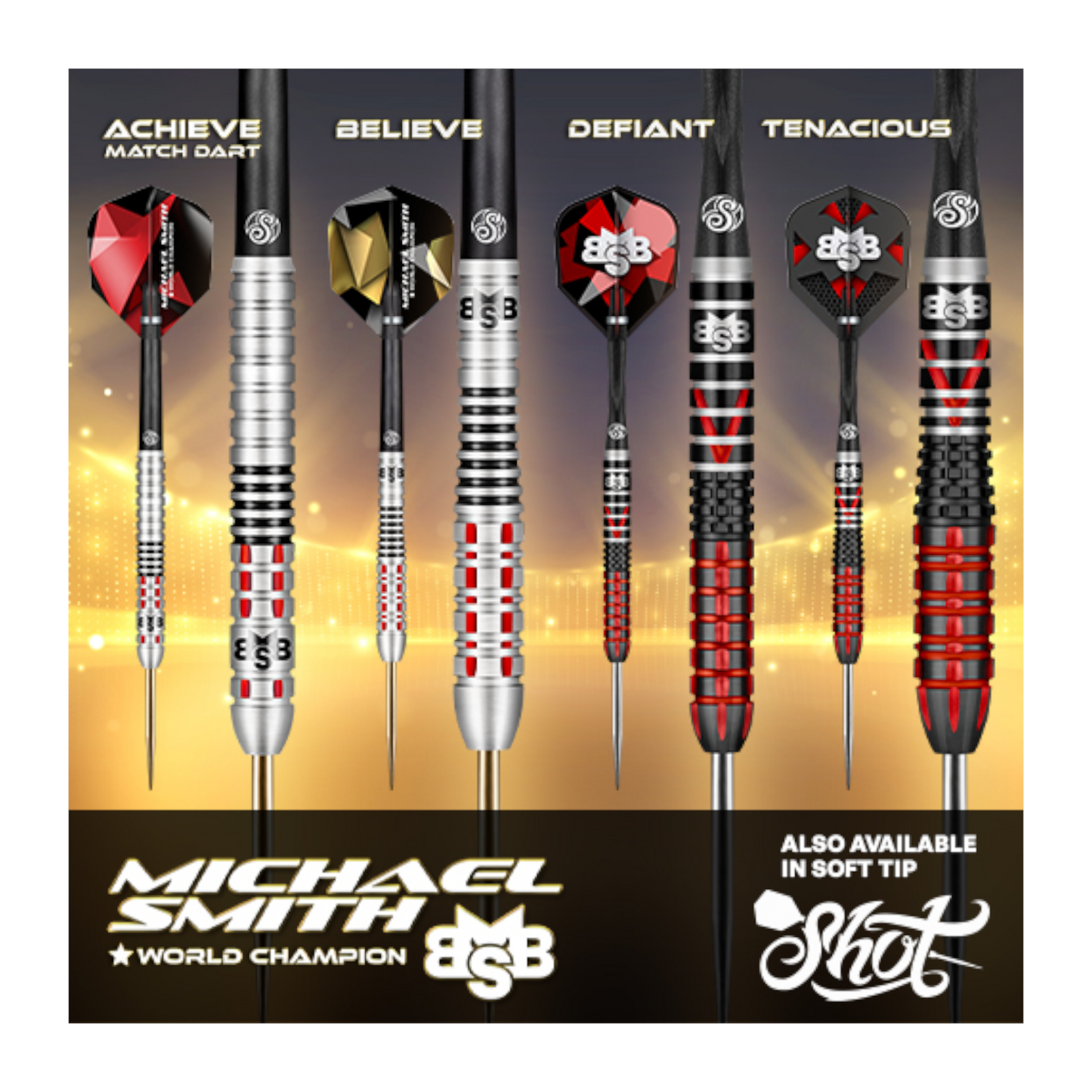 Steeldart SHOT Michael Smith Believe 90%