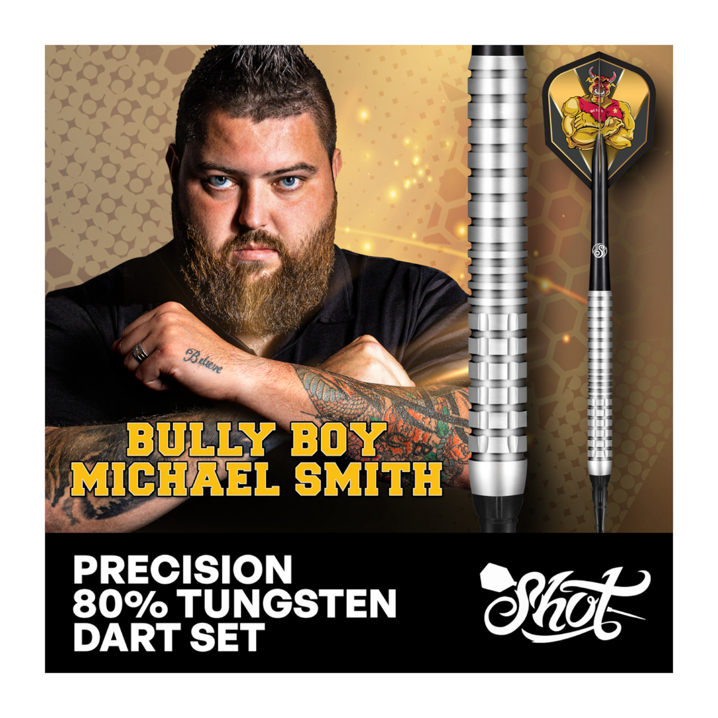 Steeldart SHOT Michael Smith Precision 80%