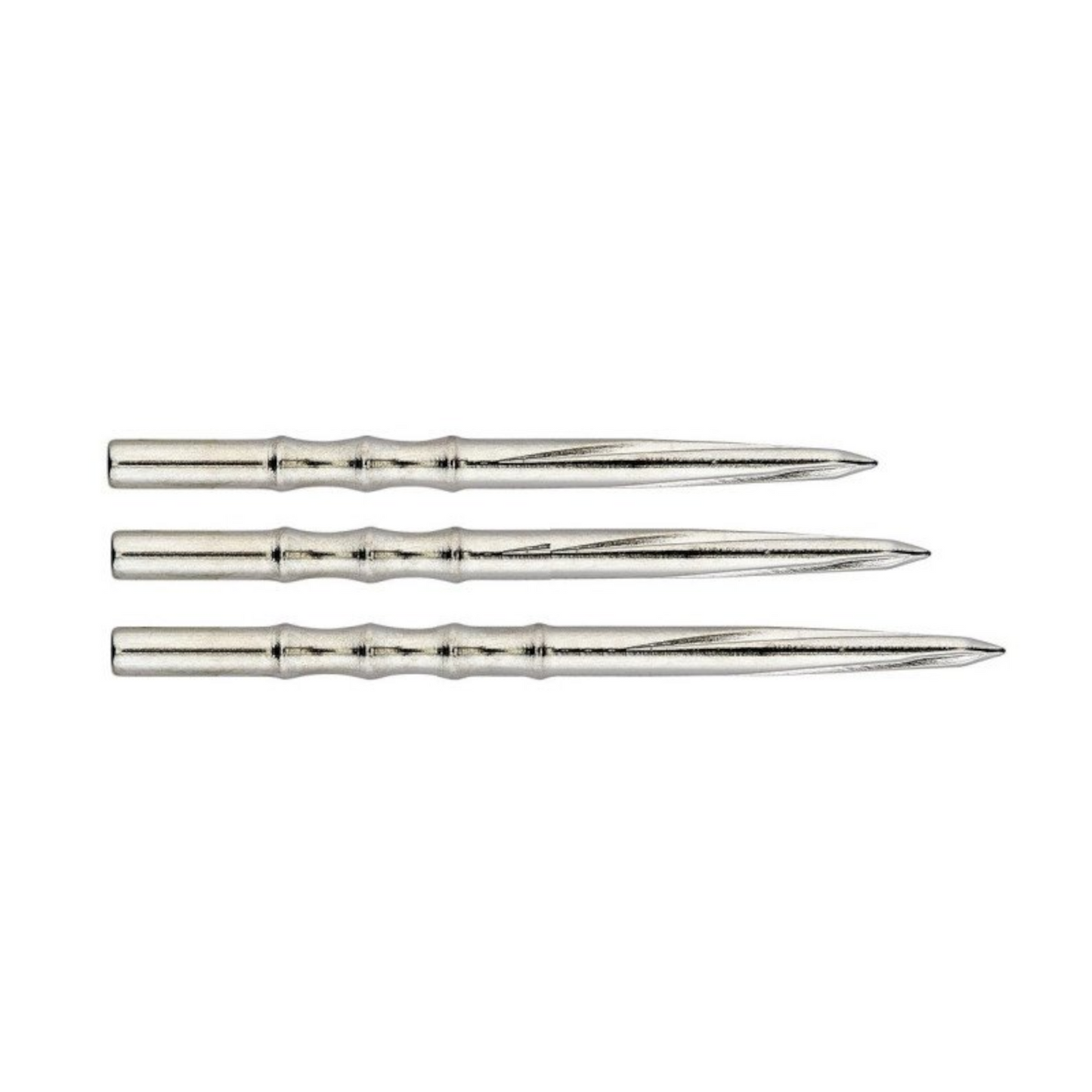 Steeldart Spitzen UNICORN Volute Point Scalloped Silver 36 mm