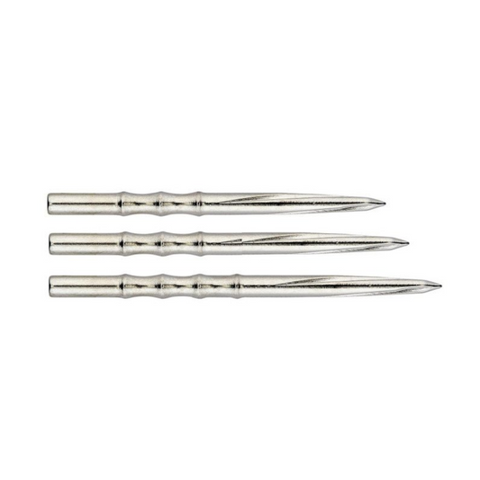 Steeldart Spitzen UNICORN Volute Point Scalloped Silver 36 mm