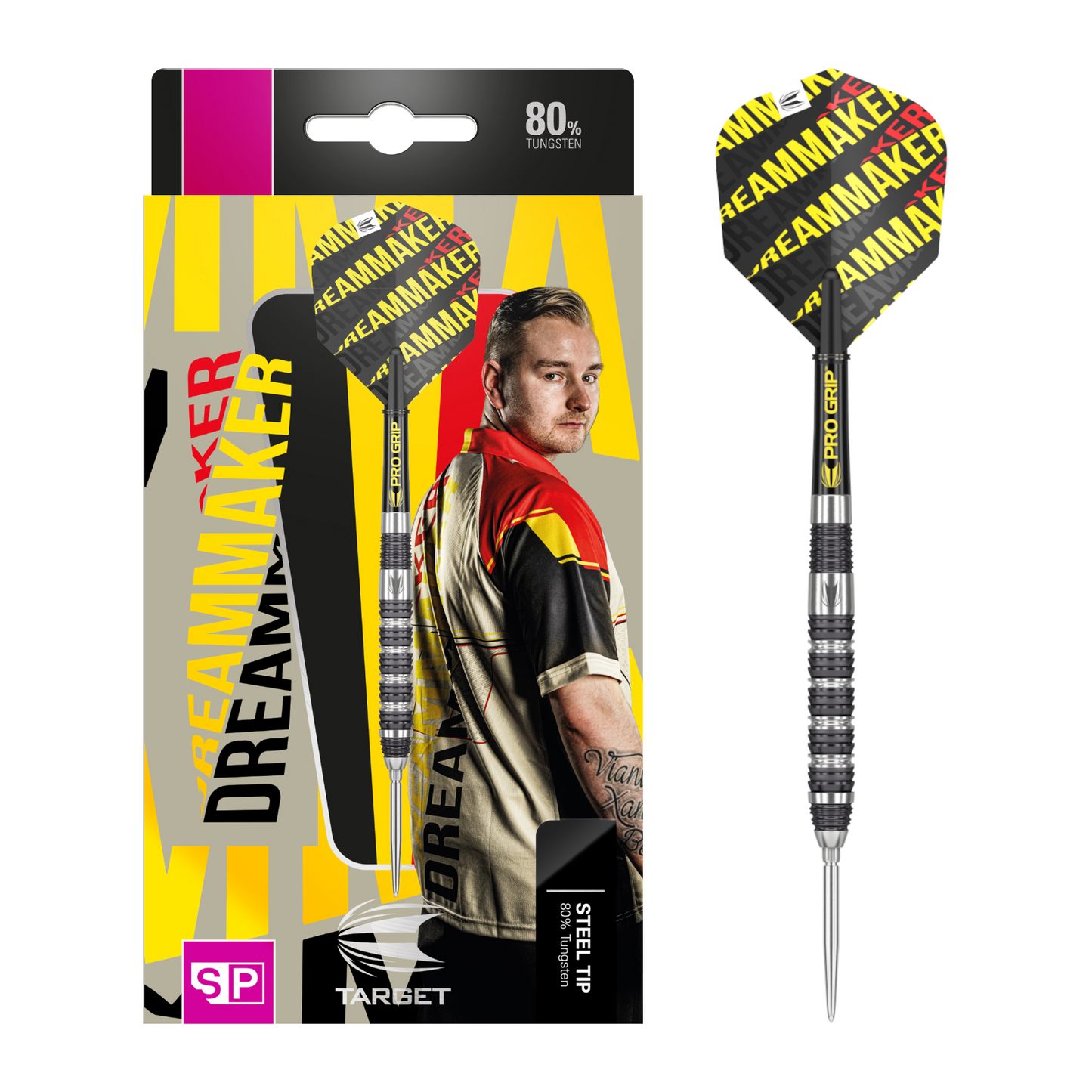 Steeldart TARGET DIMITRI VAN DEN BERGH 80% Swiss Point