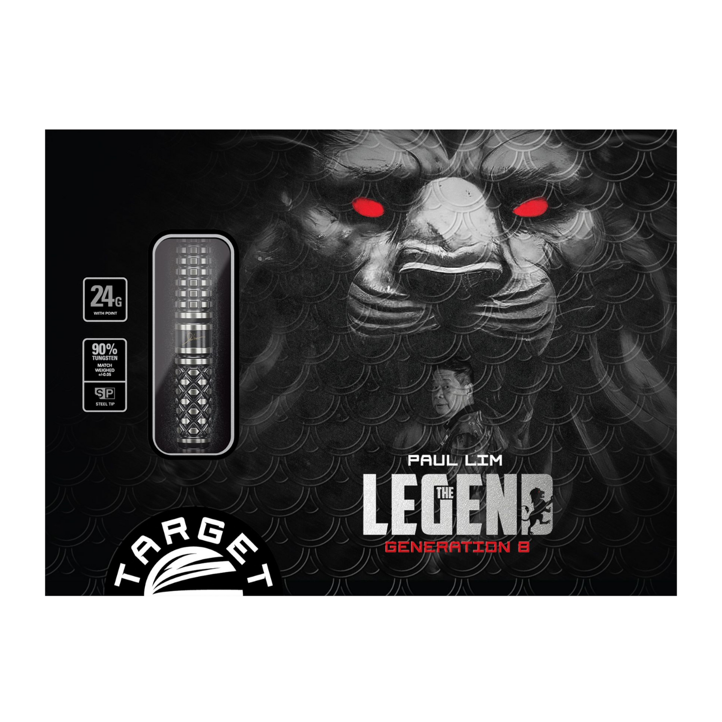 Steeldart TARGET JAPAN PAUL LIM THE LEGEND GEN8 90%