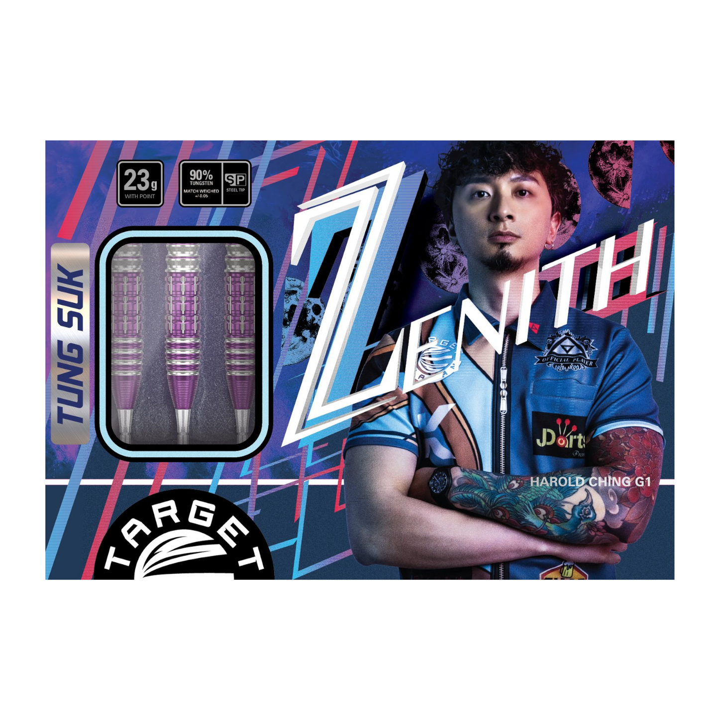 Steeldart TARGET JAPAN PRIME SERIES ZENITH G1 90% Swiss Point