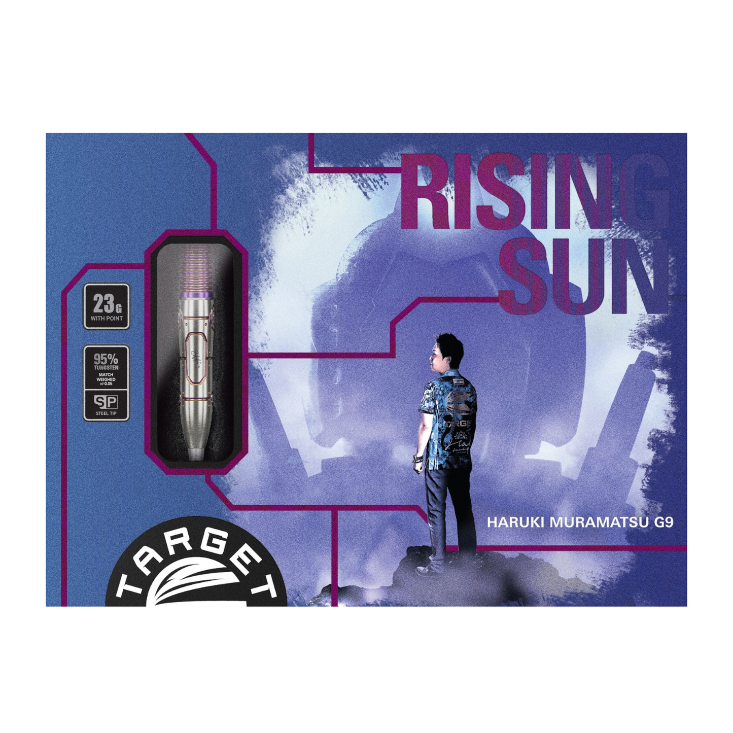 Steeldart TARGET JAPAN RISING SUN GEN 9  95% Swiss Point