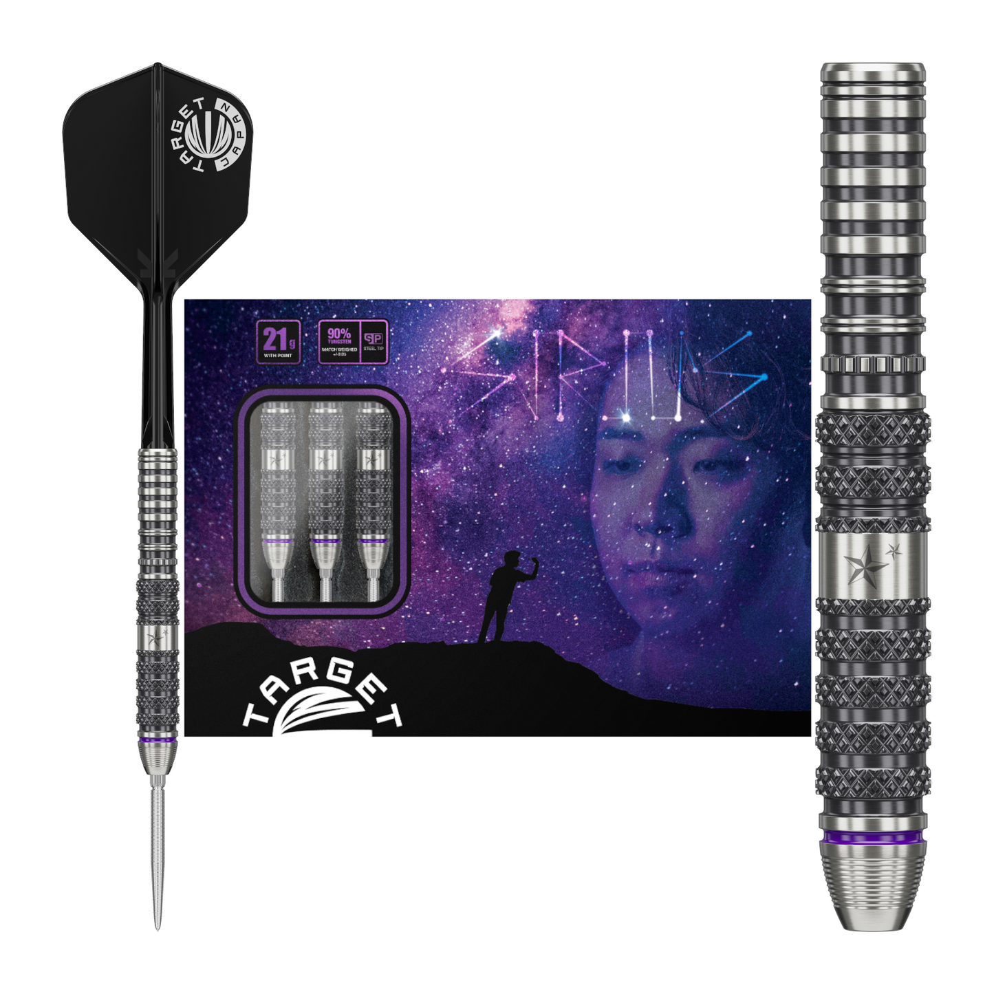 Steeldart TARGET JAPAN PRIME SERIES SIRIUS GEN3 90% Swiss Point