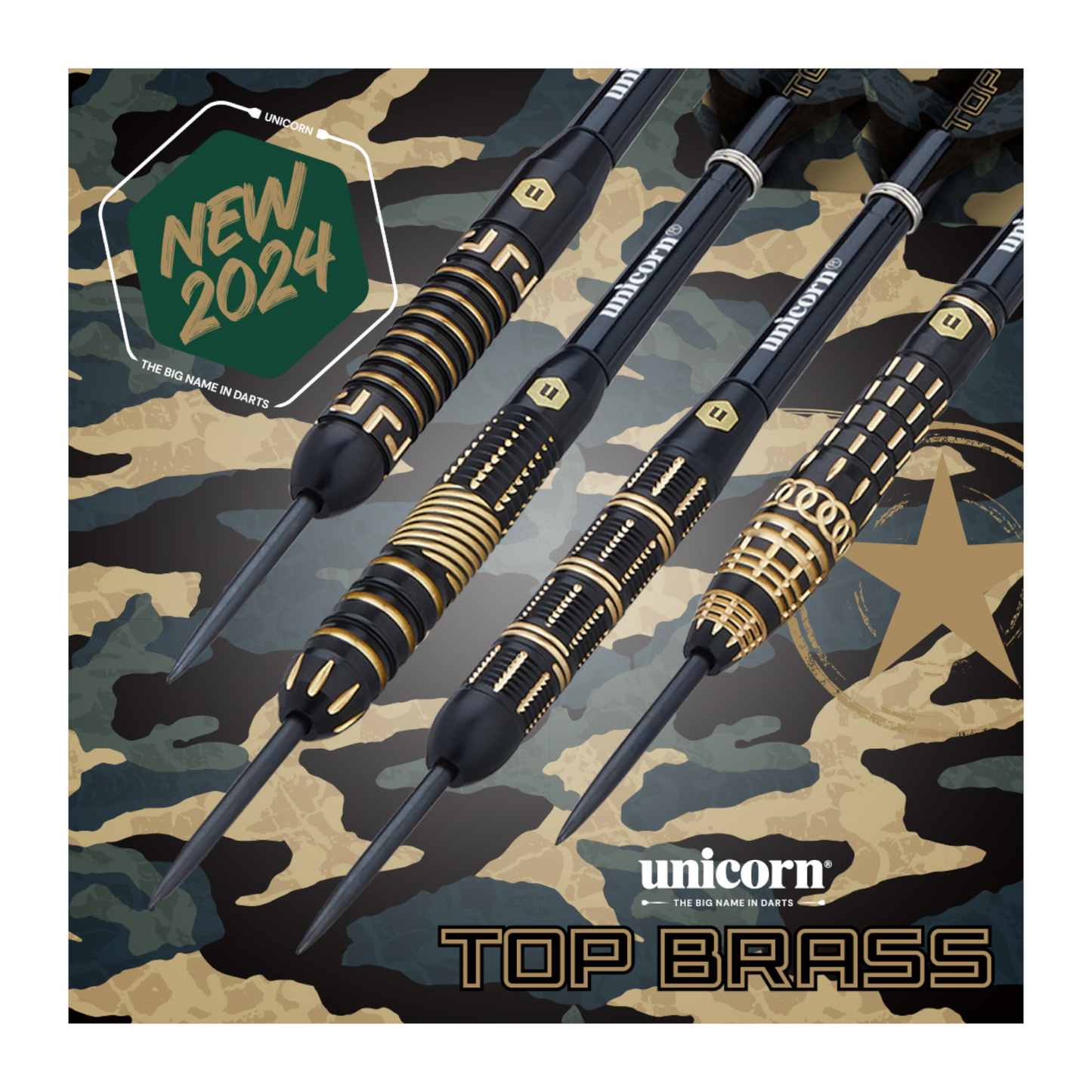 Steeldart UNICORN Top Brass 2