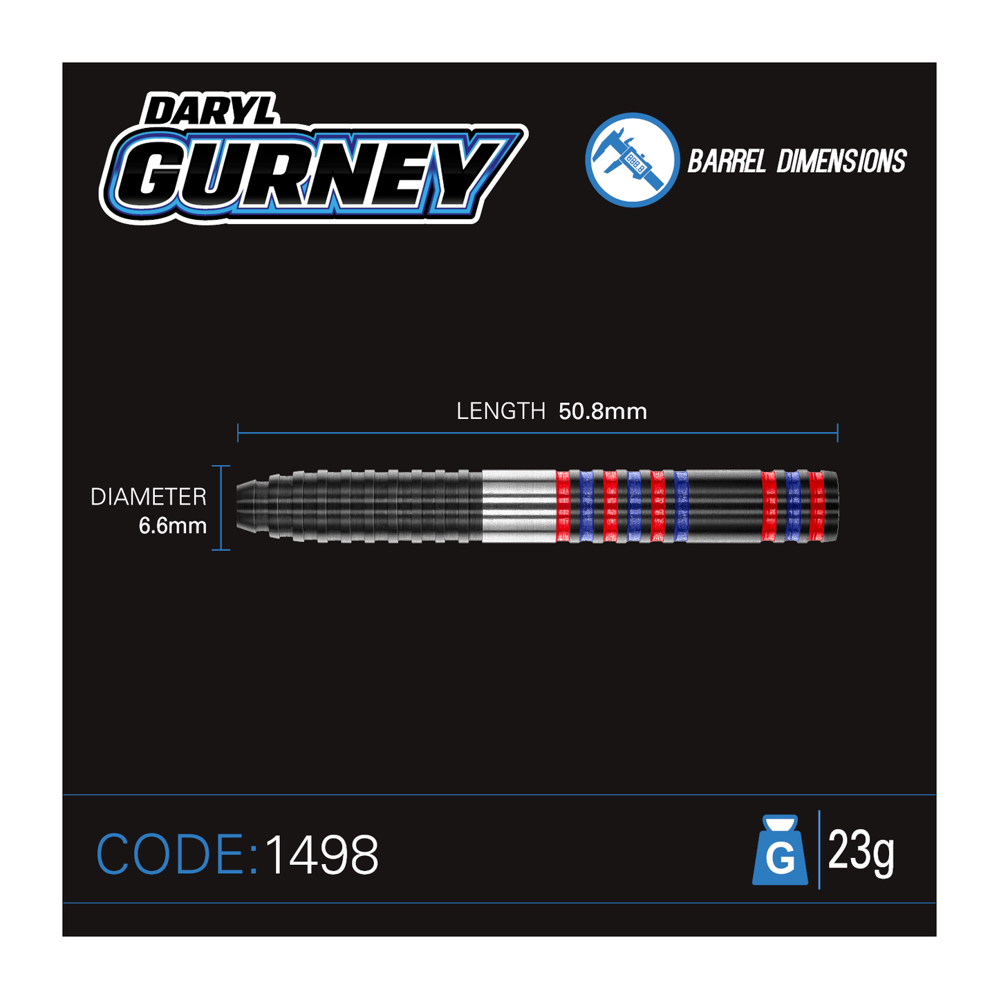 Steeldart WINMAU Daryl Gurney 85%