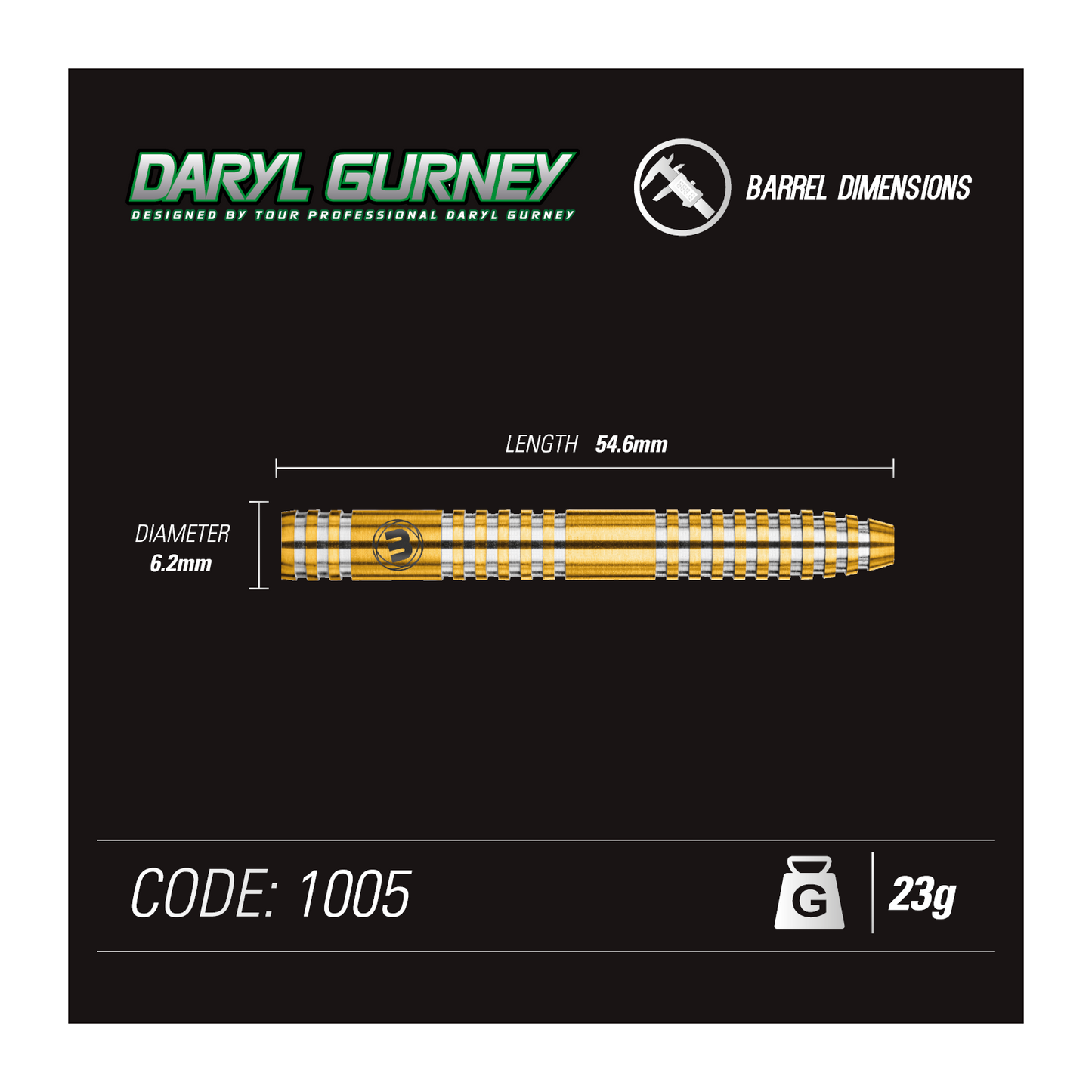 Steeldart WINMAU Daryl Gurney 90%
