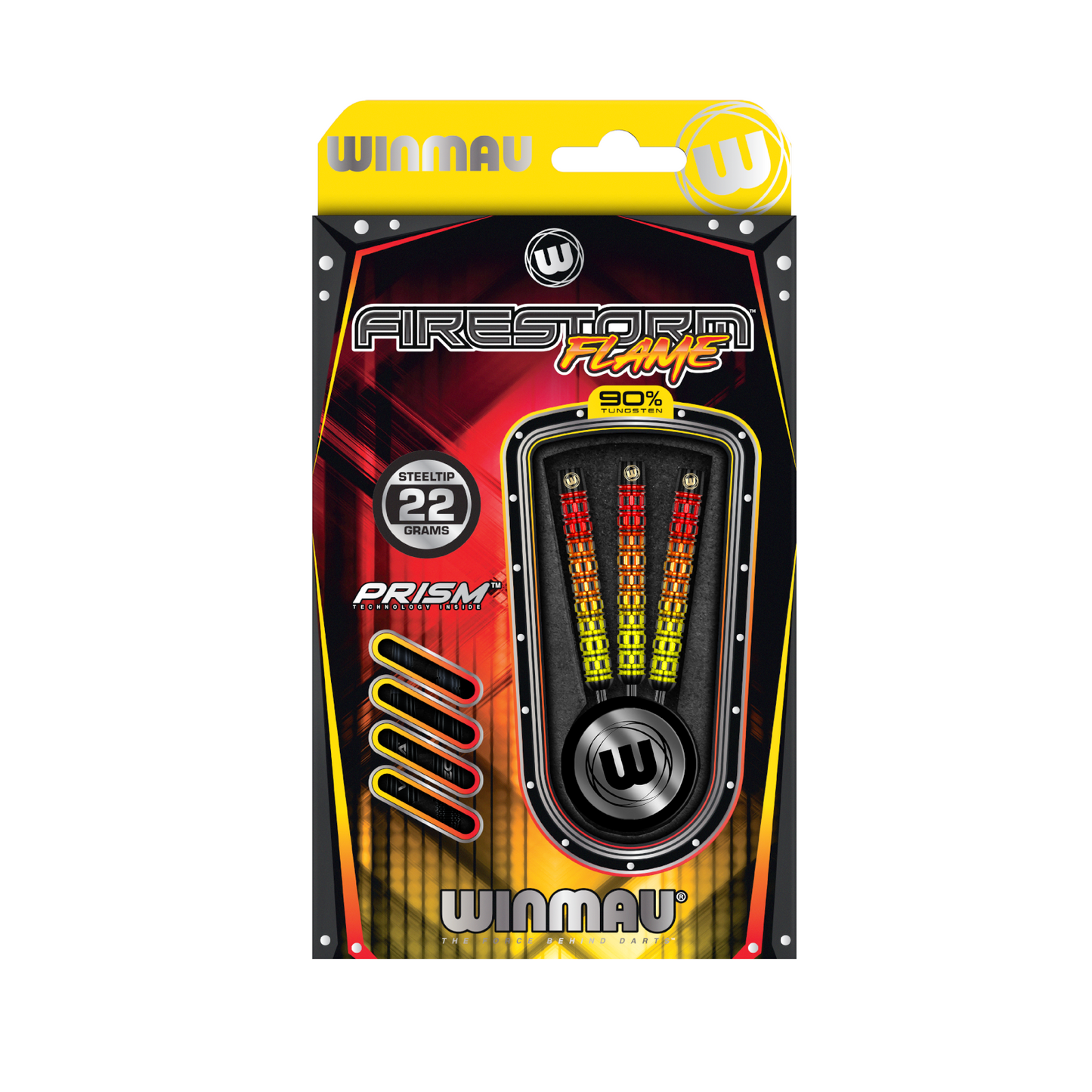 Steeldart WINMAU Firestorm Flame 90%