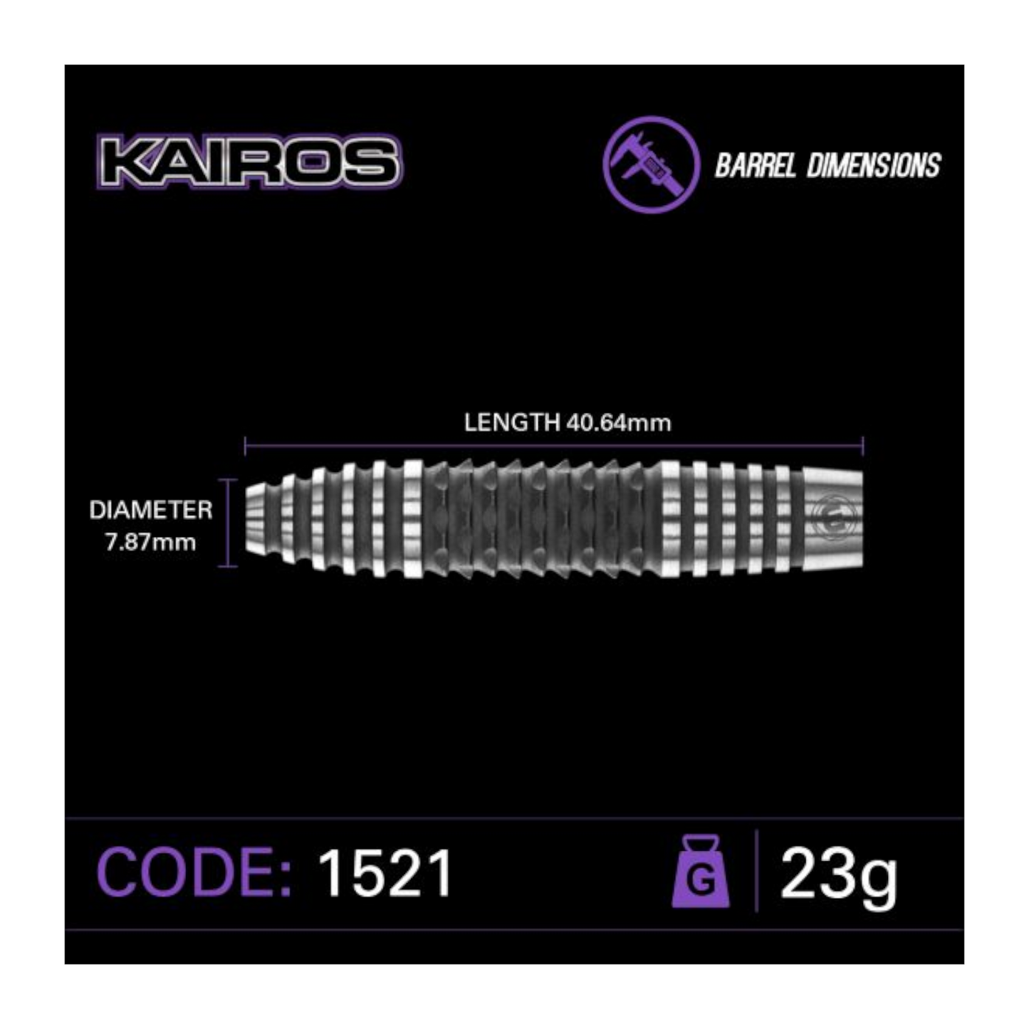 Steeldart WINMAU Kairos 1 90%