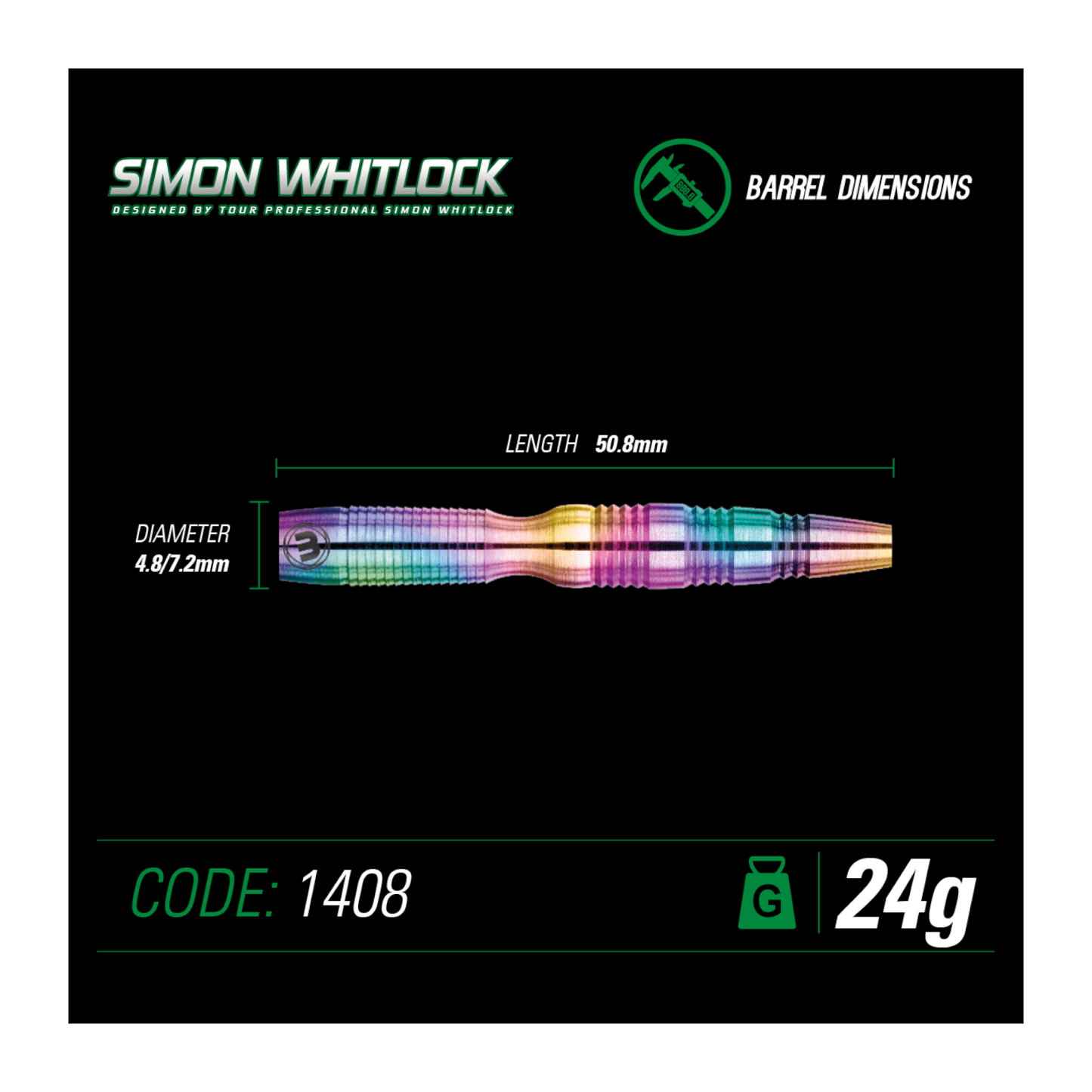 Steeldart WINMAU Simon Whitlock 90%