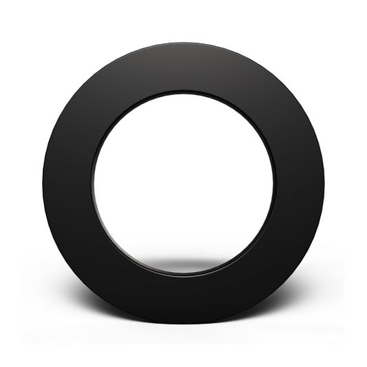 Dartboard Surround BULL'S Plain PU Schwarz