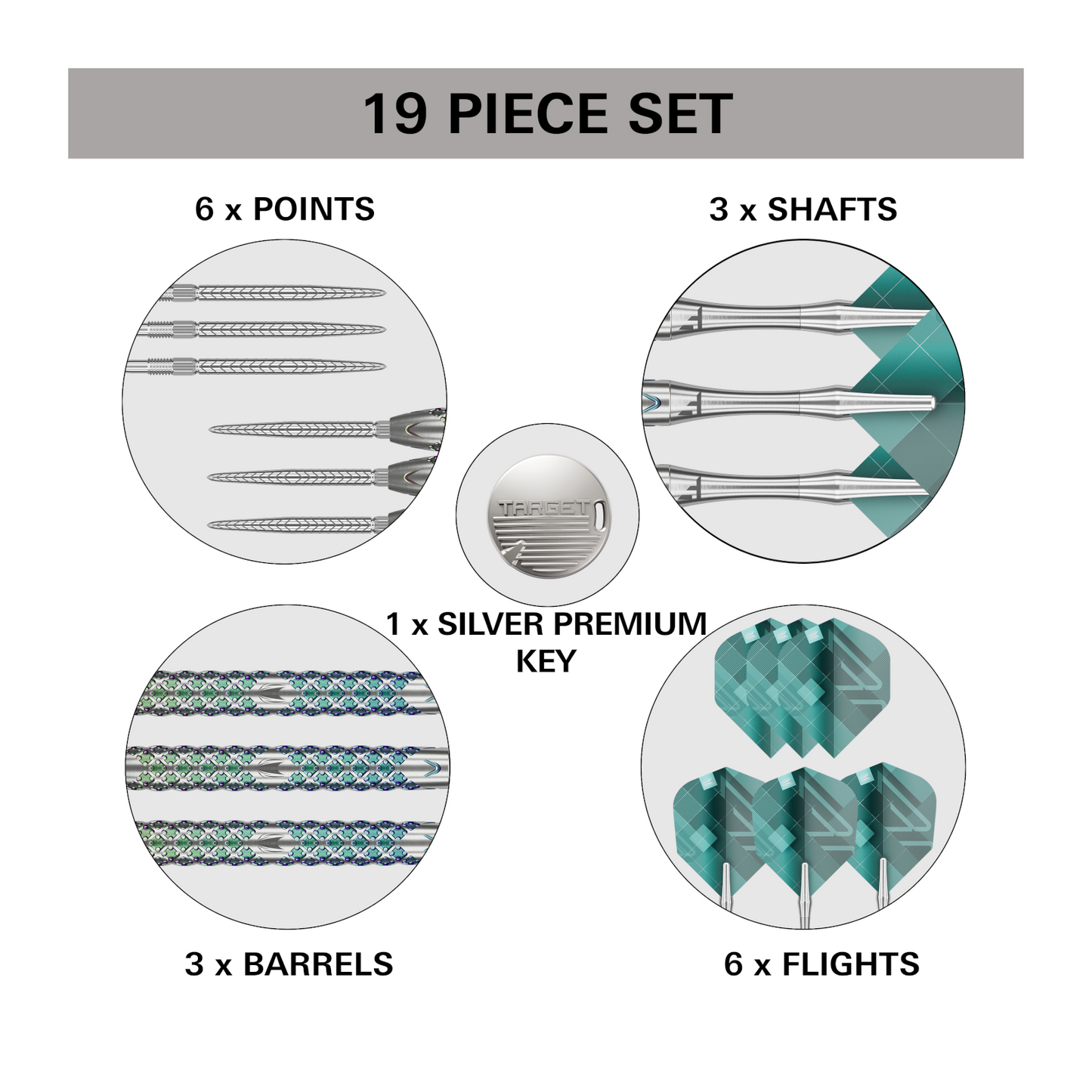 Steeldart TARGET Rove 03 90% Swiss Point