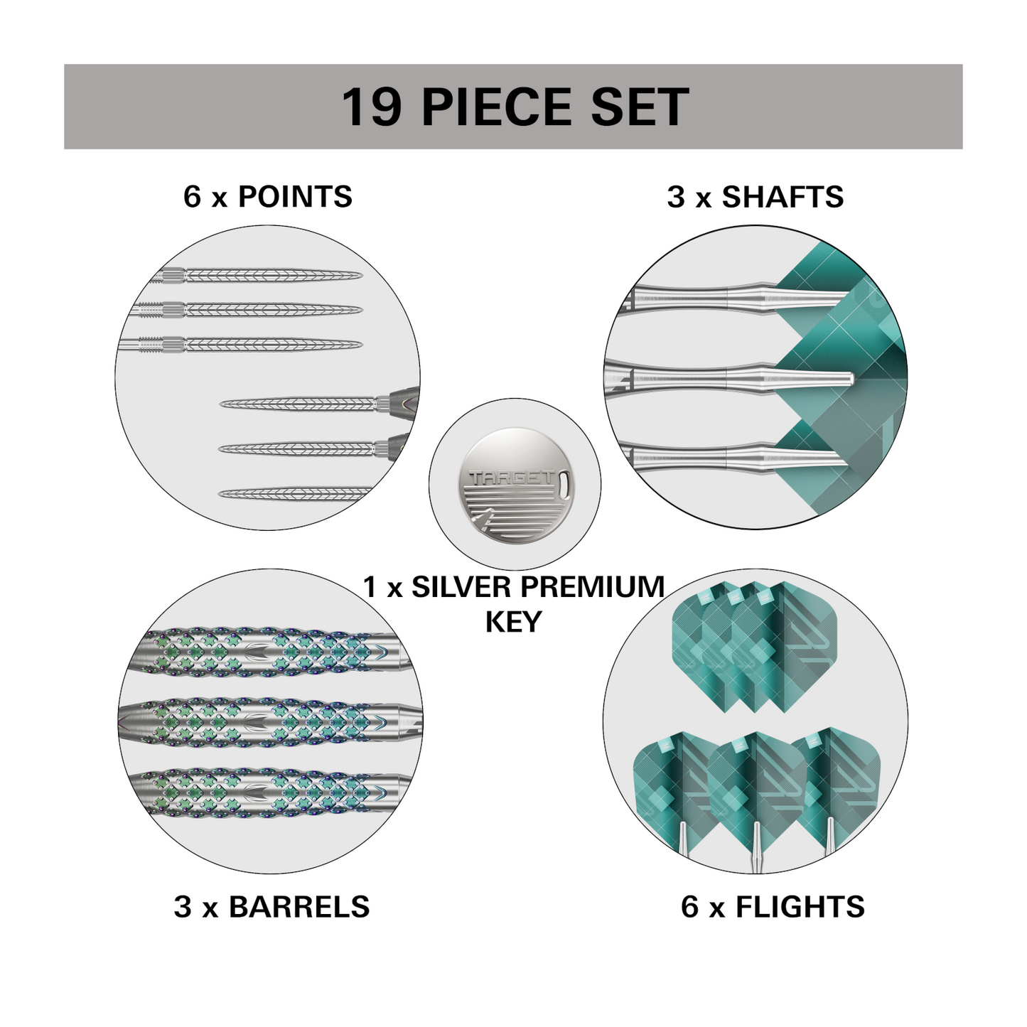 Steeldart TARGET Rove 02 90% Swiss Point