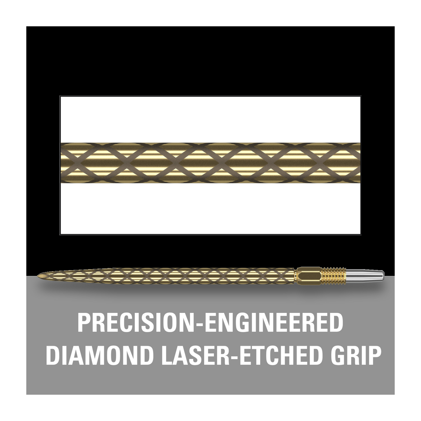 Steeldart Spitzen TARGET SWISS POINT DIAMOND PRO Gold 30 mm