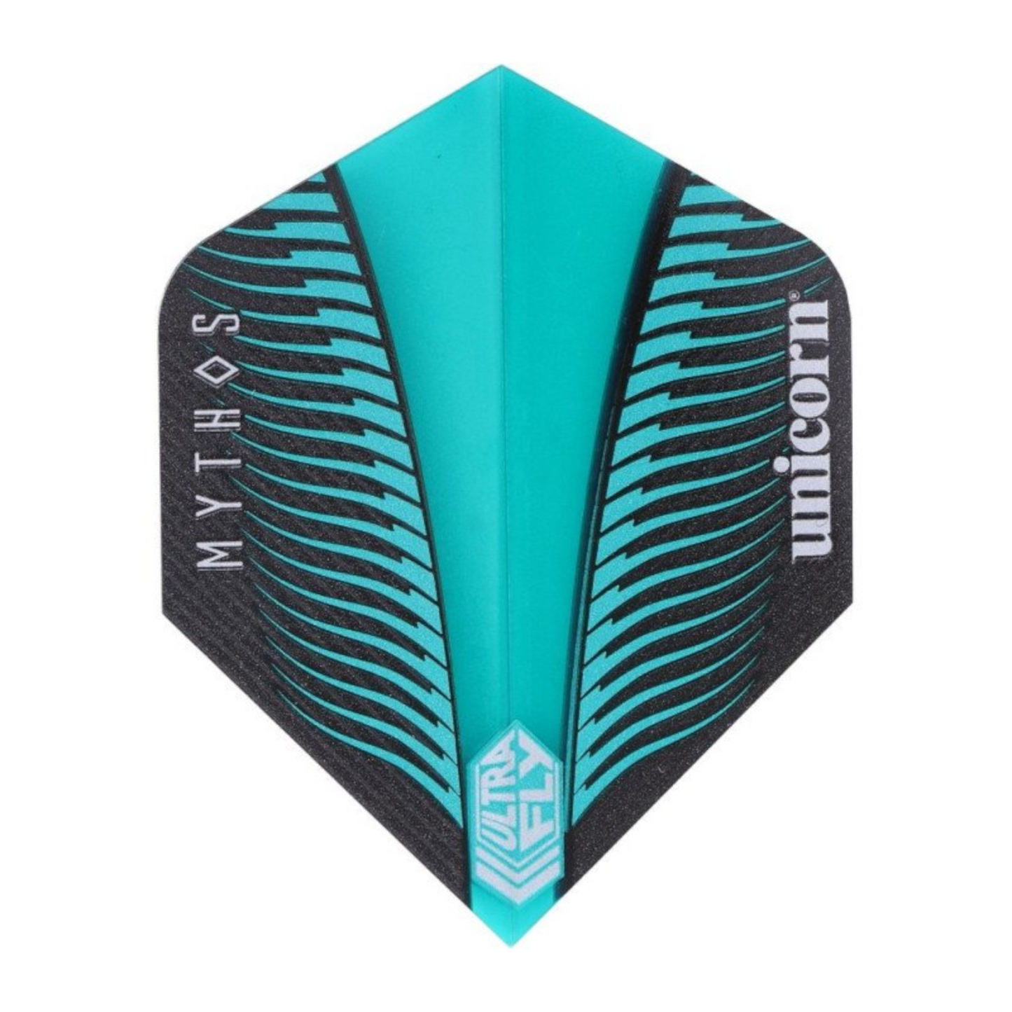Dart Flight UNICORN Ultrafly 100 Mikron No.2 Mythos Griffin Teal