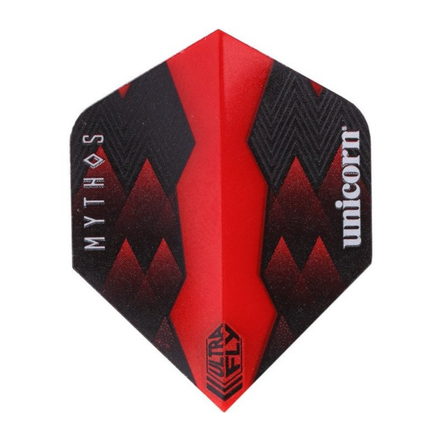 Dart Flight UNICORN Ultrafly 100 Mikron No.2 Mythos Hydra Rot