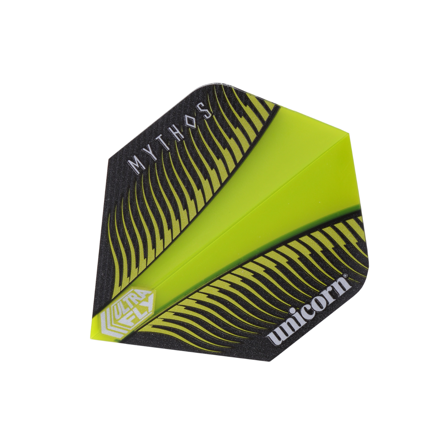 Dart Flight UNICORN Ultrafly 100 Mikron No.2 Mythos Griffin Lime