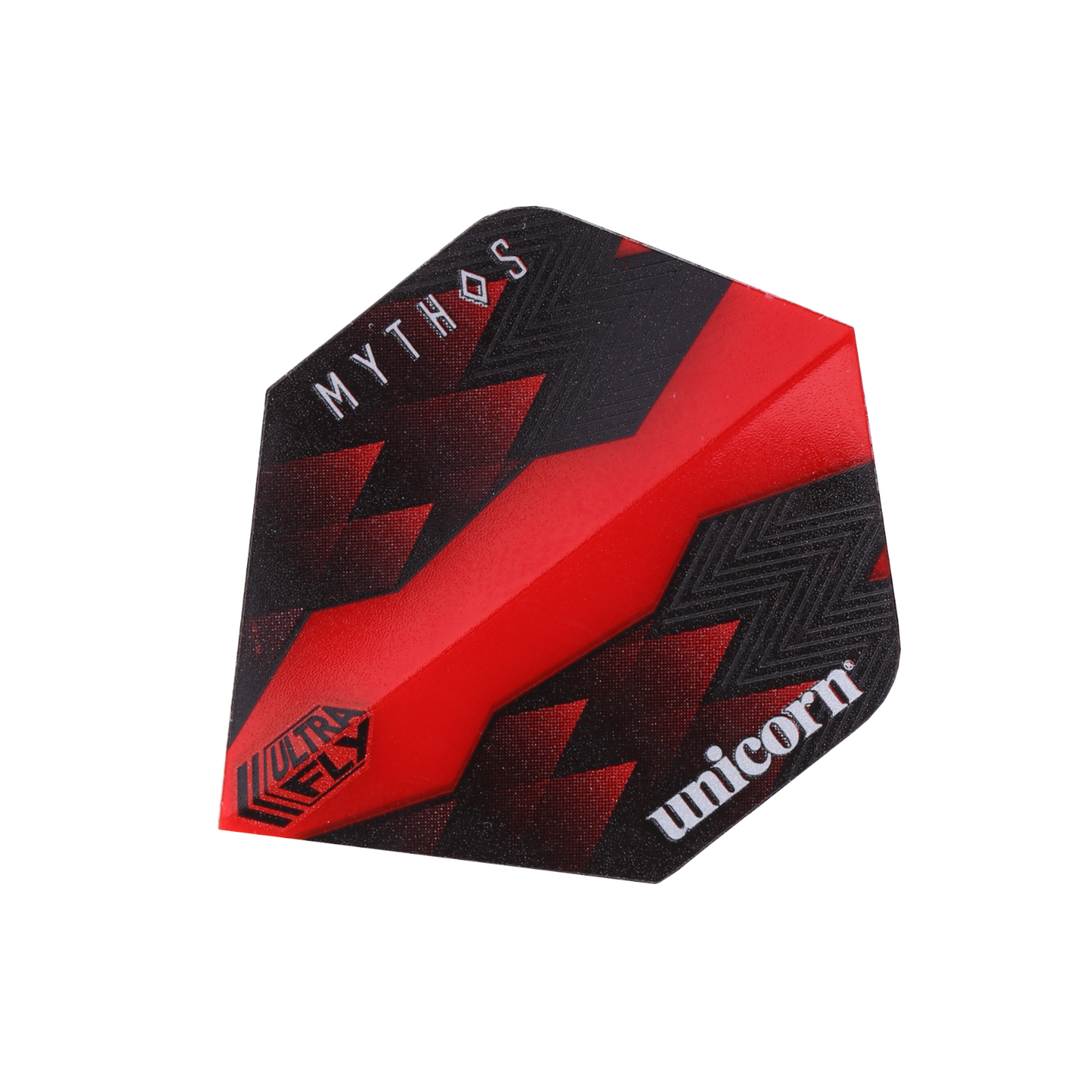 Dart Flight UNICORN Ultrafly 100 Mikron No.2 Mythos Hydra Rot