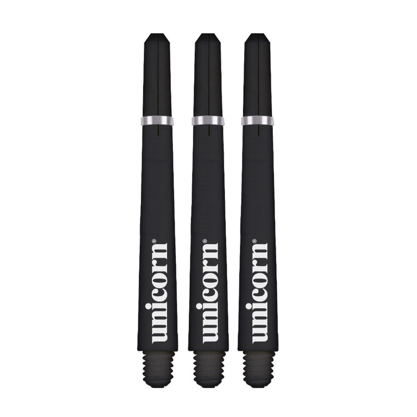 Dart Shaft UNICORN Gripper 4 Black 5er Pack