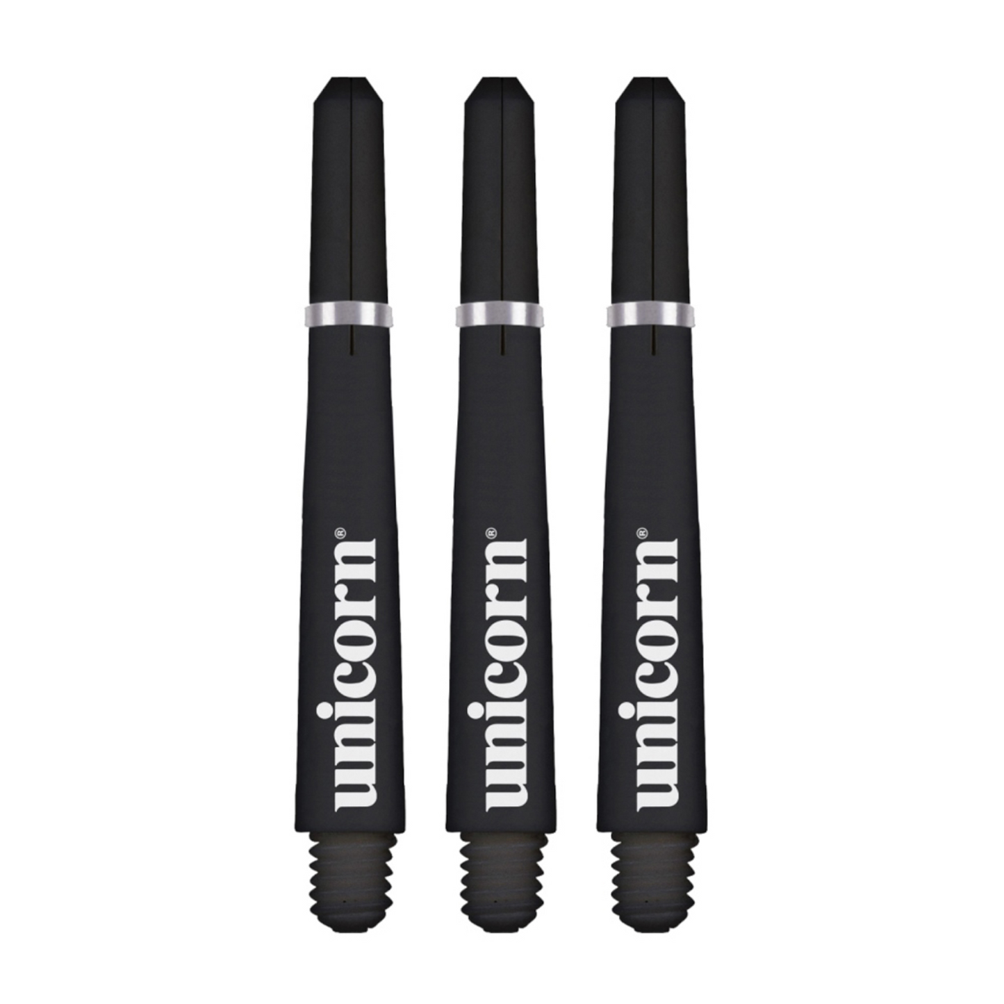 Dart Shaft UNICORN Gripper 4 Black 5er Pack
