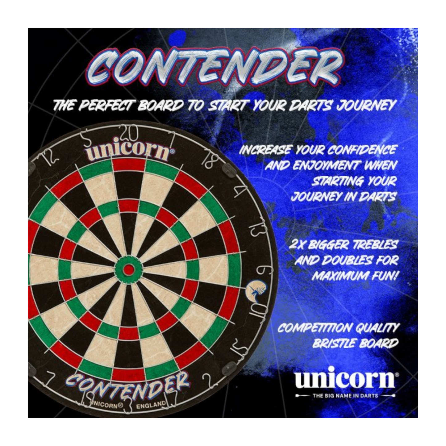Dartboard UNICORN Contender
