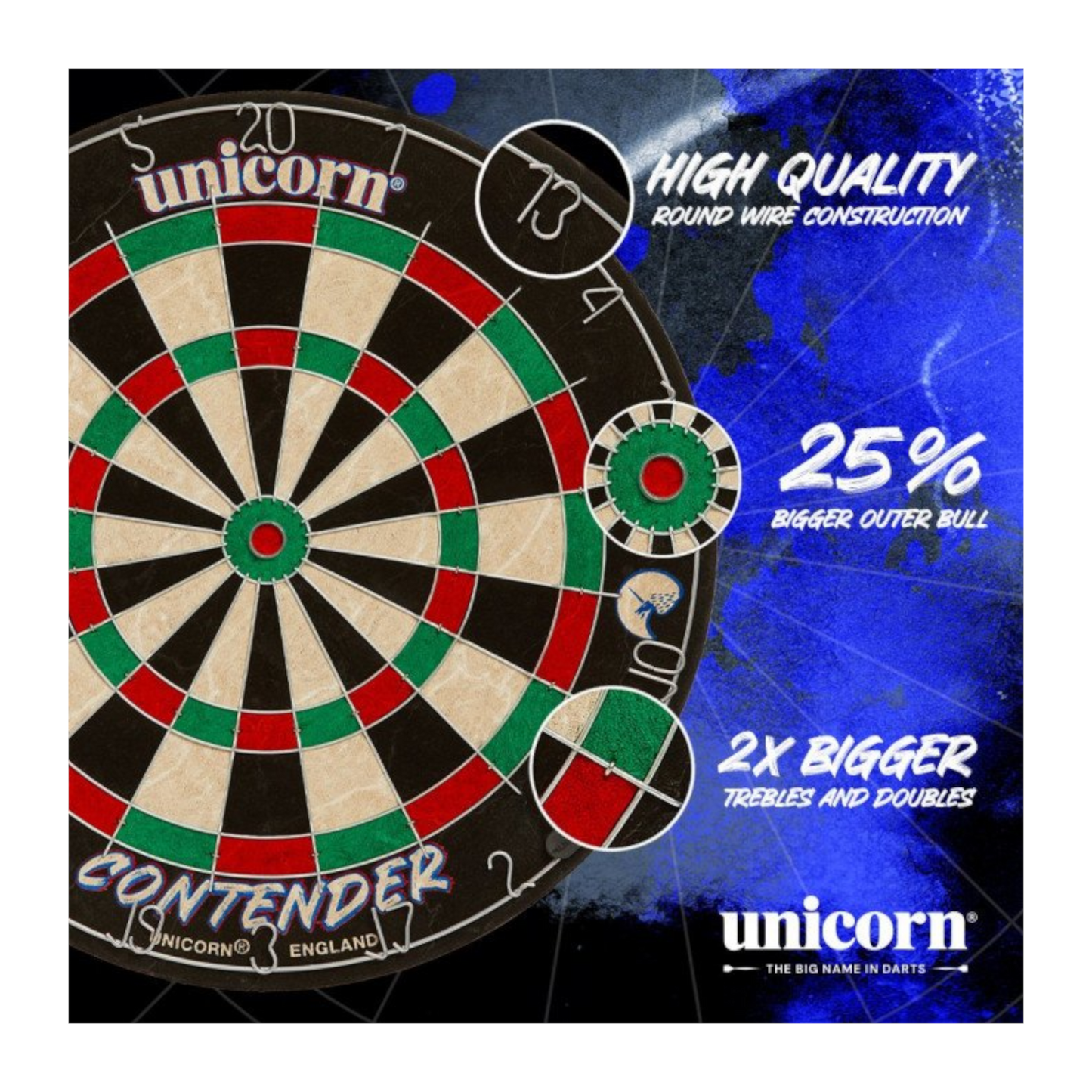 Dartboard UNICORN Contender