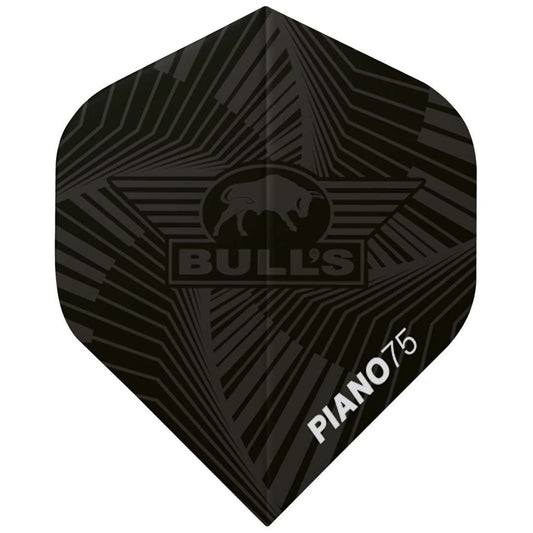 Dart Flight Bull's Piano 75 Black No.2