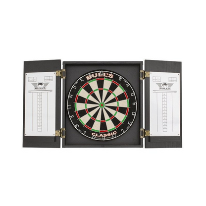 Dart Zubehör BULL'S Beer and Darts Classic Cabinet Wood Black