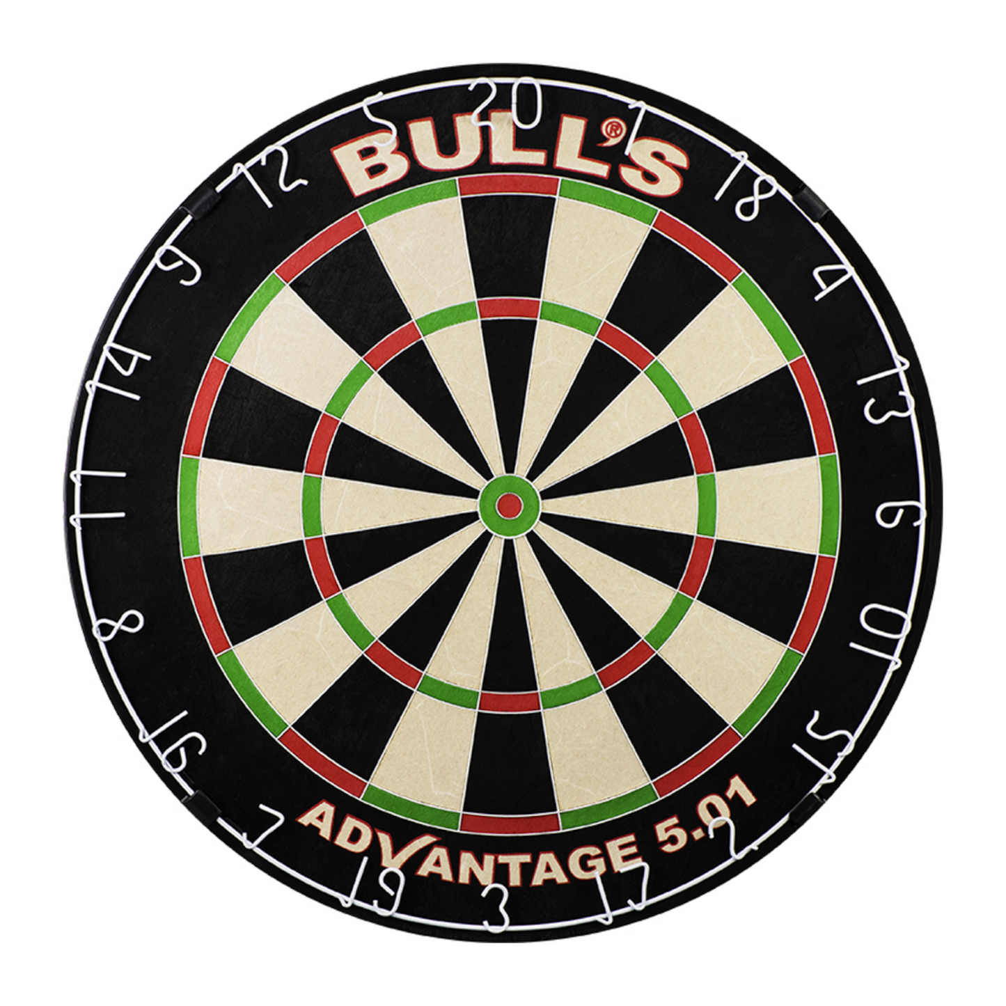 Dartboard Bull's Advantage 501 incl. Clickfix Bracket