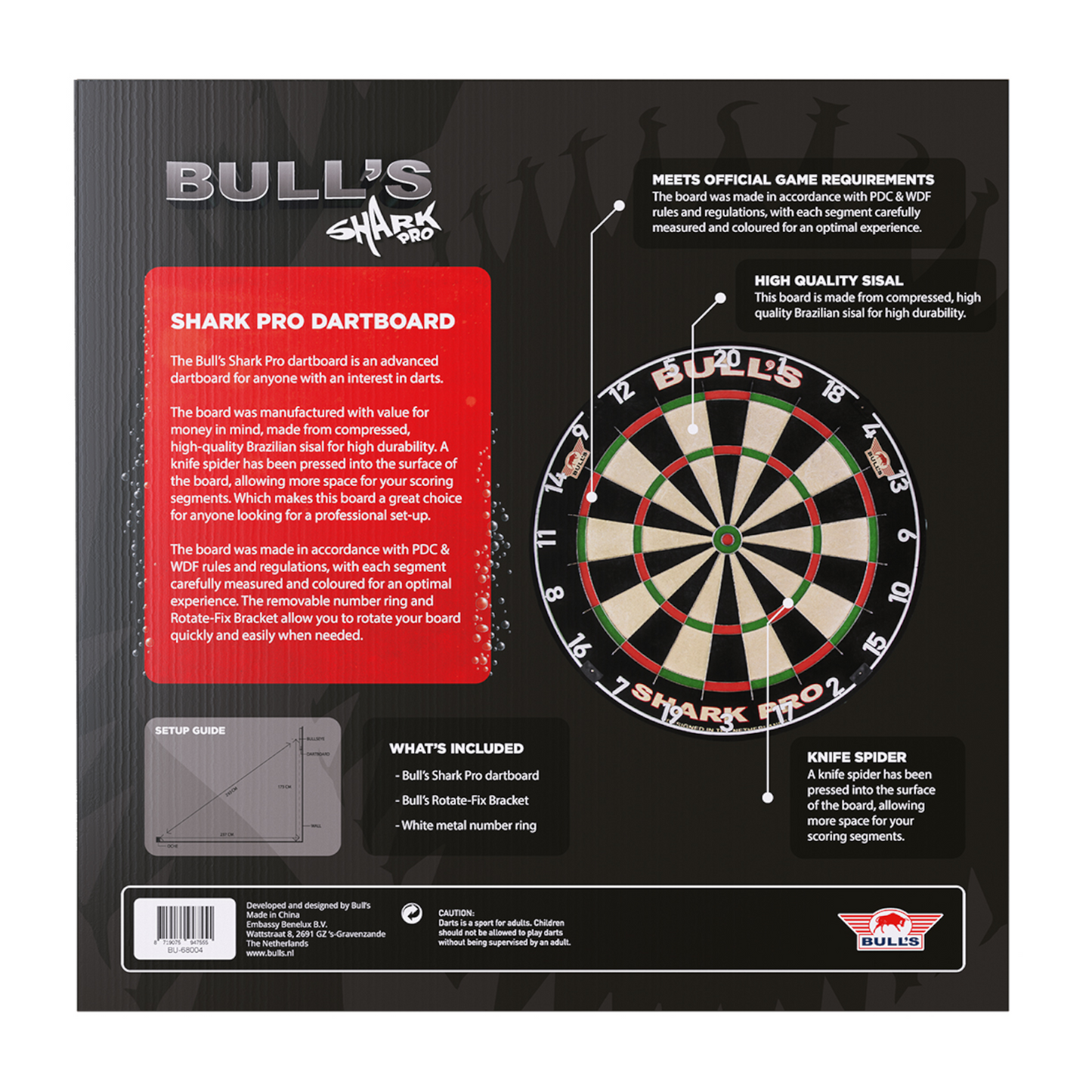 Dartboard Bull's Shark Pro