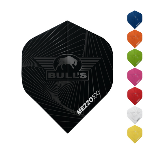 Dart Flight Bull's Mezzo 100 Schwarz No.2