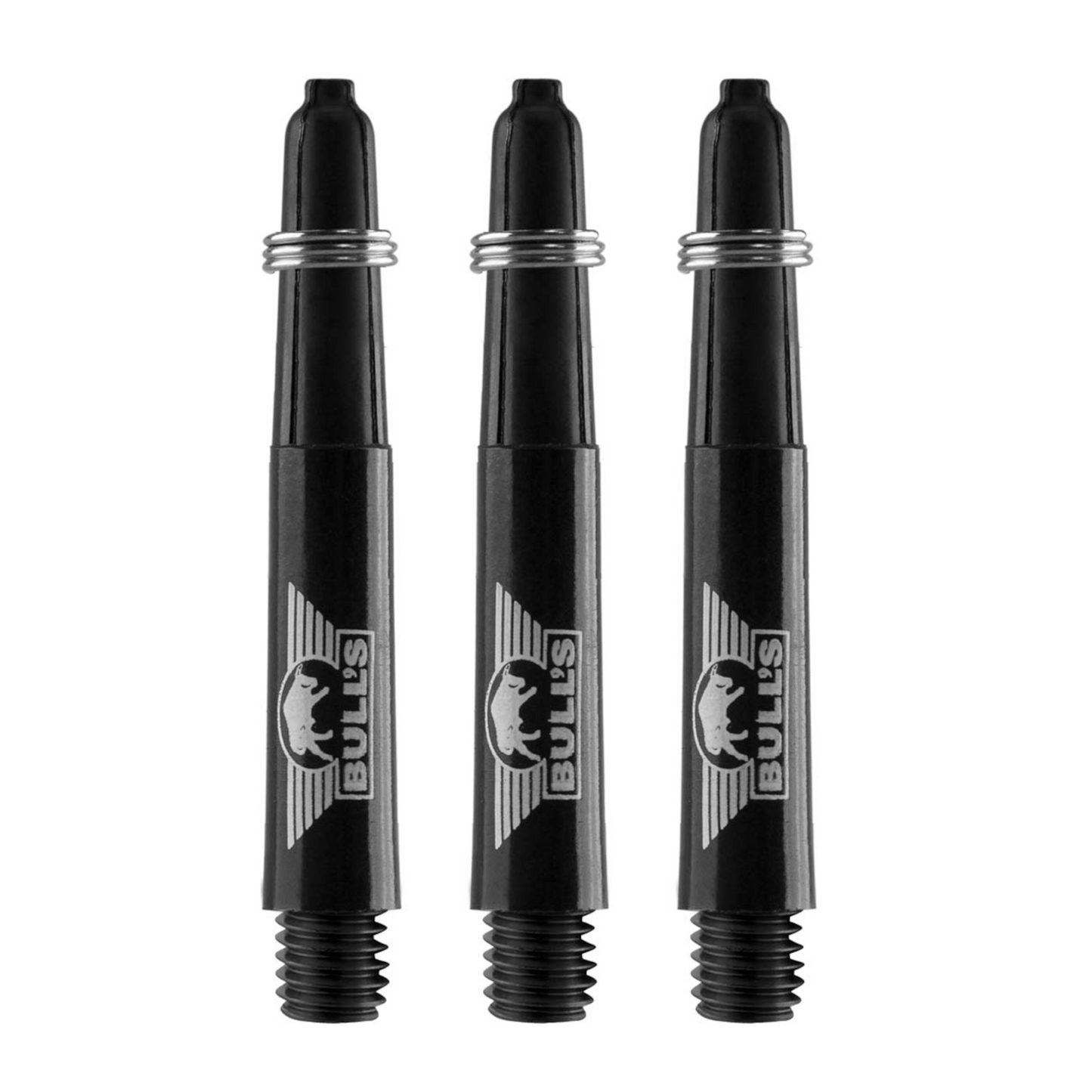 Dart Shaft Bull's 5-Pack Nylon The Original Black + Ring