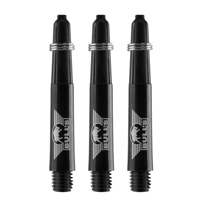 Dart Shaft Bull's 5-Pack Nylon The Original Black + Ring