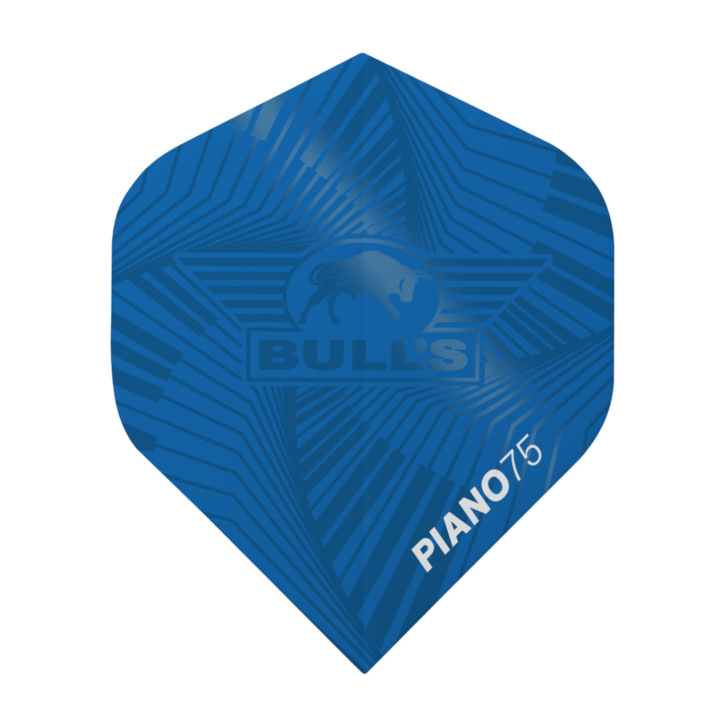 Dart Flight Bull's Piano 75 Blue No.2