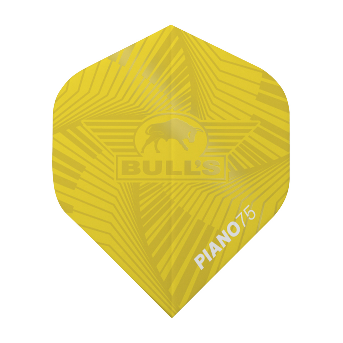 Dart Flight Bull's Piano 75 Yellow No.2