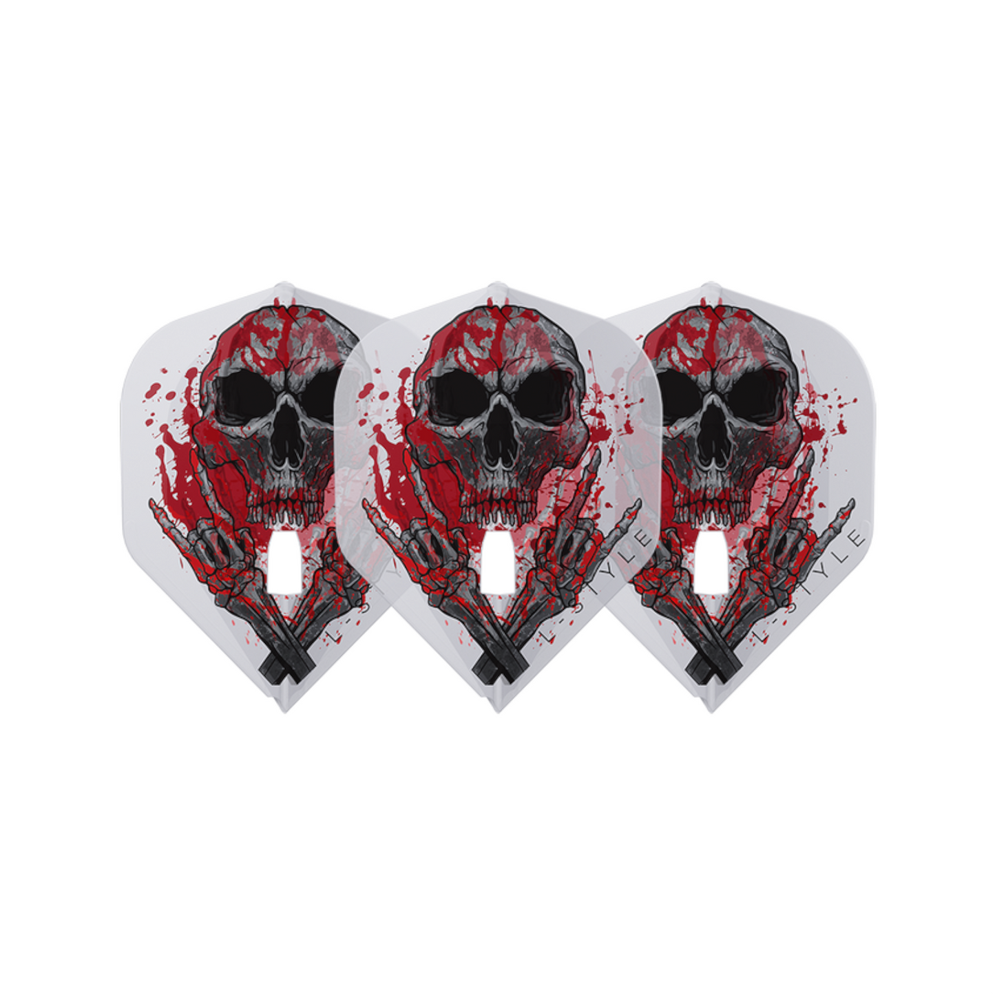 Dart Flights L-Style Signature Champagne Flight: L1PRO Standard Ryan Searle V3 Clear White