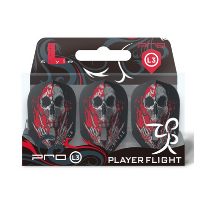 Dart Flights L-Style Signature Champagne Flight: L3PRO Ryan Searle V3 Black