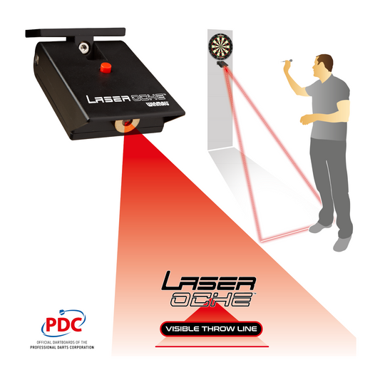 Dart Zubehör WINMAU Laser Dart Oche